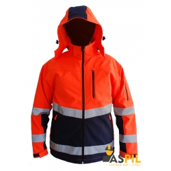 Softshell z odblaskami
