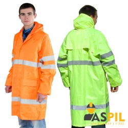 Kurtka przeciwdeszczowa z odblaskami