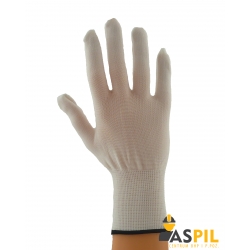 Rękawice dziane białe