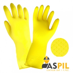 Rękawice gumowe żółte