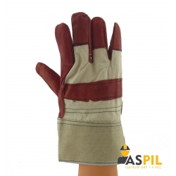 Rękawice wzmocnione skórą 