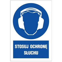 Stosuj ochronę słuchu