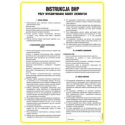 Instrukcja BHP przy wykonywaniu robót ziemnych