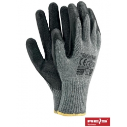 Rękawice powlekane gumą