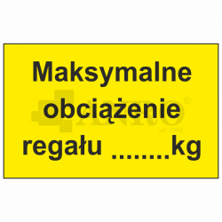 Maksymalne obciążenie regału 