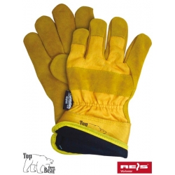 Rękawice wzmacniane skórą bydlęcą