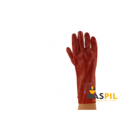 Rękawice czerwone PCV 35 cm