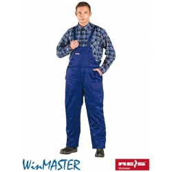 Spodnie ocieplane ogrodniczki