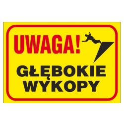 Uwaga! Głębokie wykopy