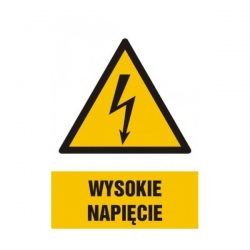 Uwaga napiecie elektryczne
